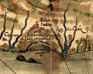 Mapa histórico de Jericoacoara e região